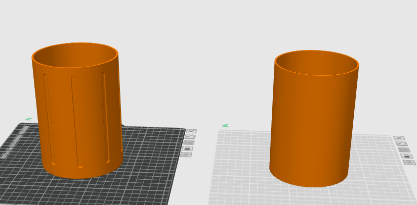 Compact 3D printed storage container